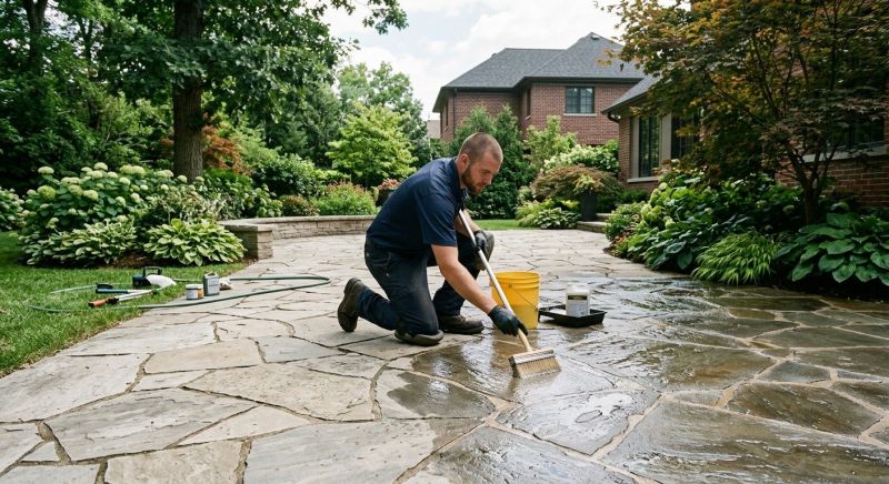 Flagstone Sealing in Gig Harbor, WA